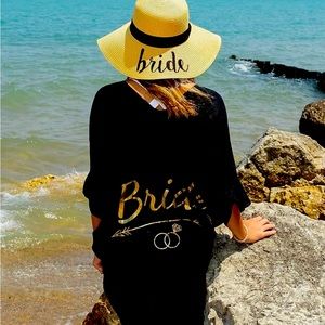 BRIDE HAT & BRIDE TRIBE COVER UP